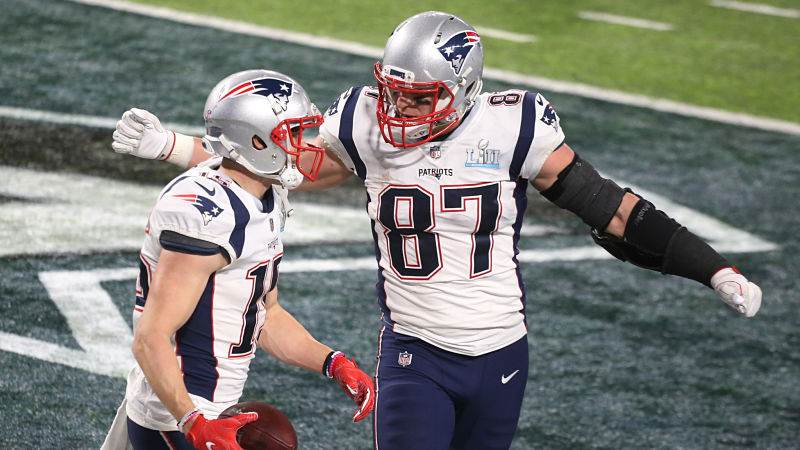 New England Patriots tight end Rob Gronkowski