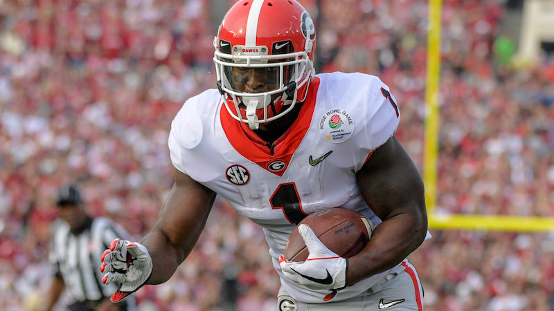Patriots running back Sony Michel