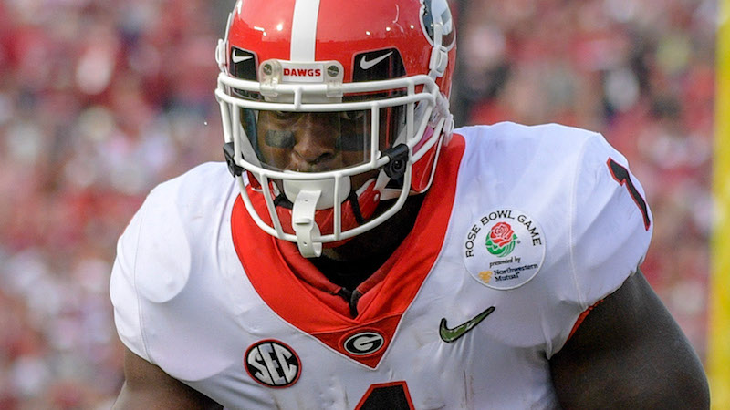 Patriots running back Sony Michel