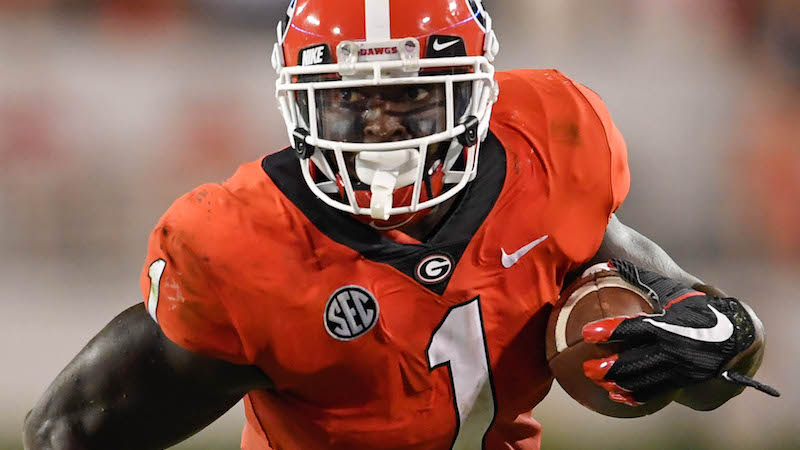 Patriots running back Sony Michel
