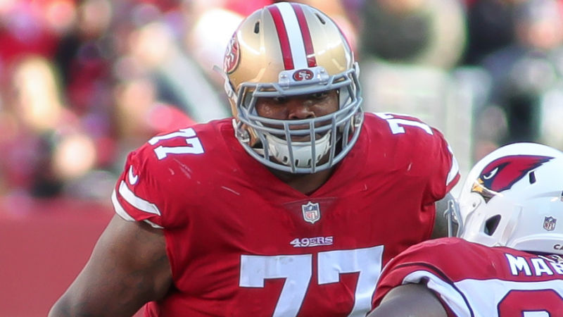 San Francisco 49ers tackle Trent Brown