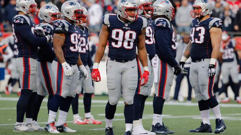 Patriots defensive end Trey Flowers