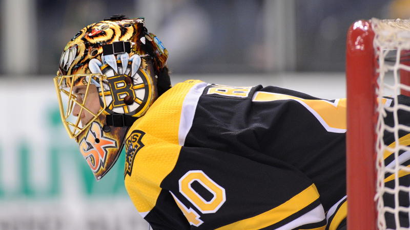 Boston Bruins goaltender Tuukka Rask