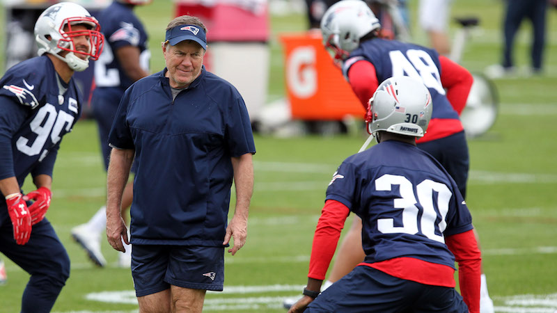Patriots head coach Bill Belichick