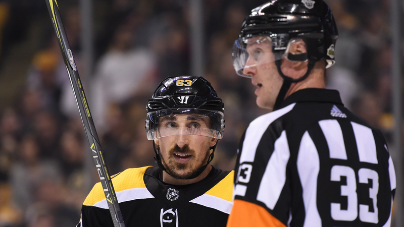 Bruins forward Brad Marchand