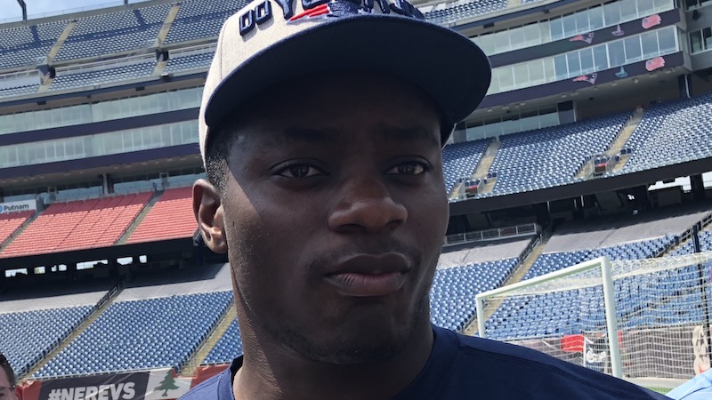 Patriots linebacker Christian Sam