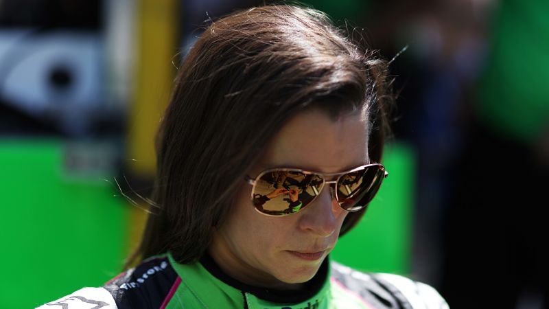 Professional racecar driver Danica Patrick