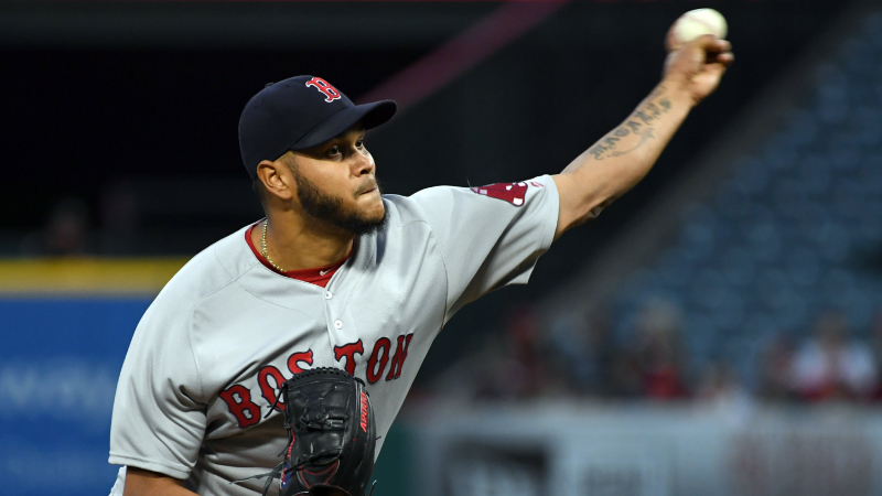 Boston Red Sox pitcher Eduardo Rodriguez