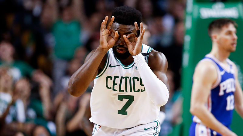 Boston Celtics forward Jaylen Brown