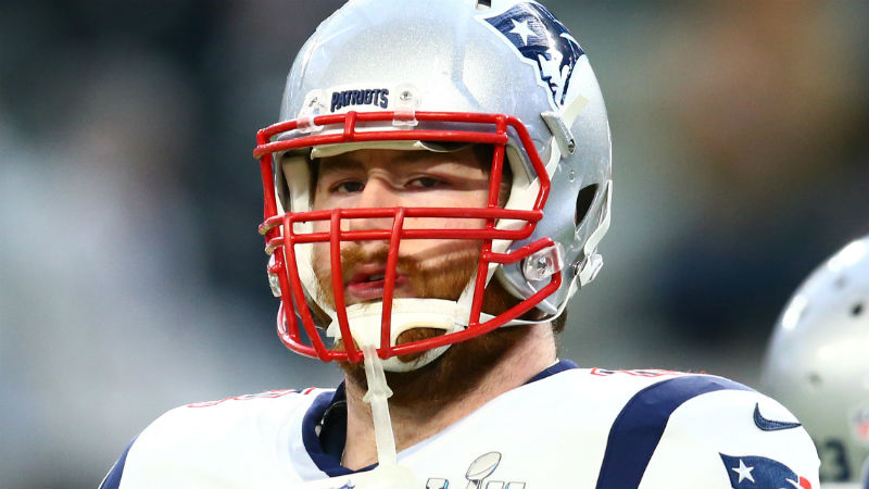 New England Patriots guard Joe Thuney