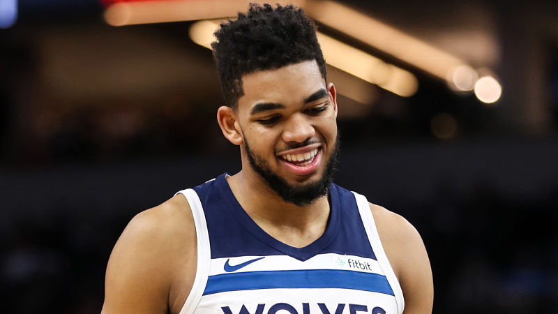 Minnesota Timberwolves forward Karl-Anthony Towns