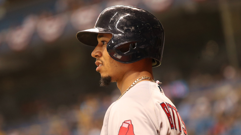 Boston Red Sox right fielder Mookie Betts