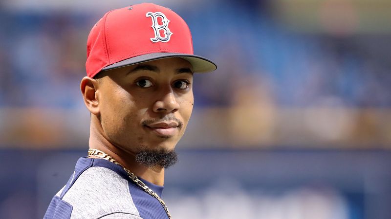 Boston Red Sox outfielder Mookie Betts