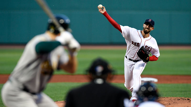 Boston Red Sox pitcher Rick Porcello