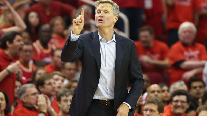 Golden State Warriors head coach Steve Kerr