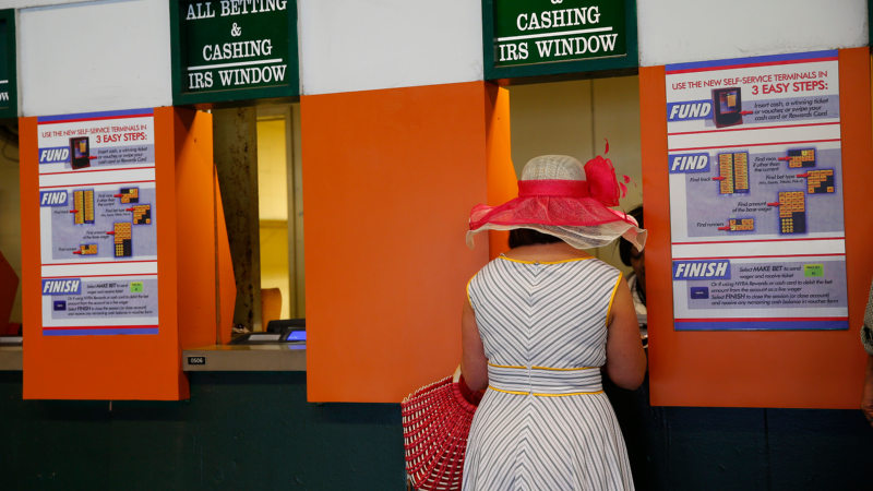 Belmont Stakes bettor