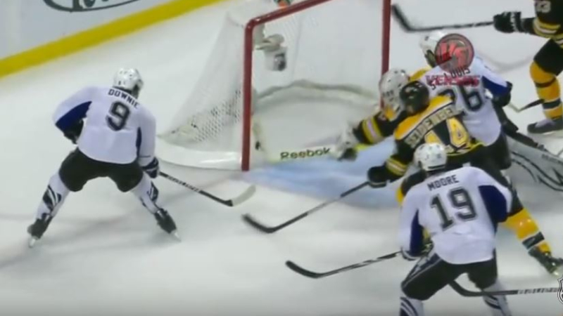 Boston Bruins goaltender Tim Thomas