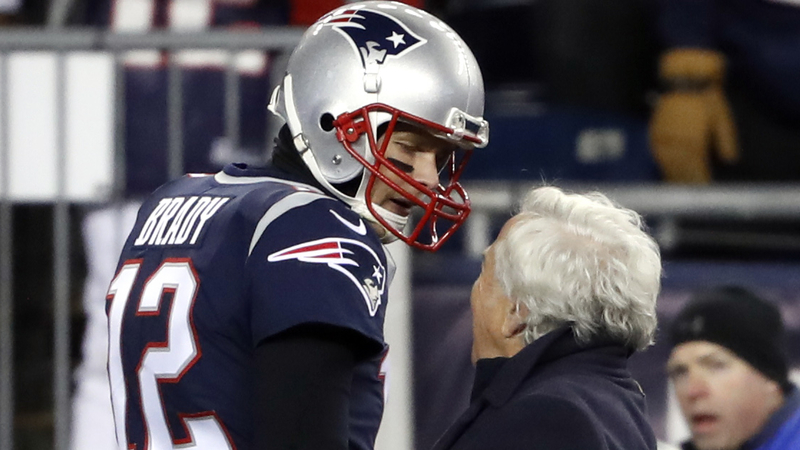 Tom Brady and Robert Kraft