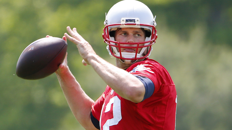 Patriots quarterback Tom Brady
