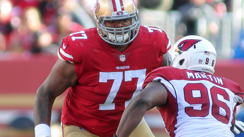 Patriots offensive tackle Trent Brown