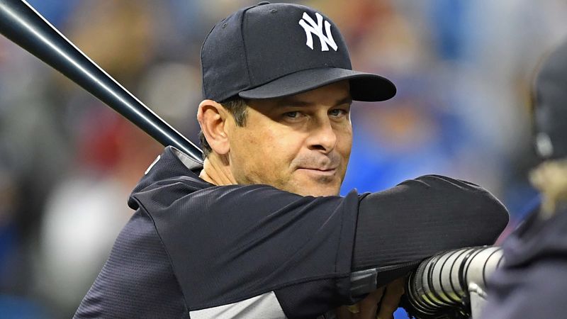 New York Yankees manager Aaron Boone