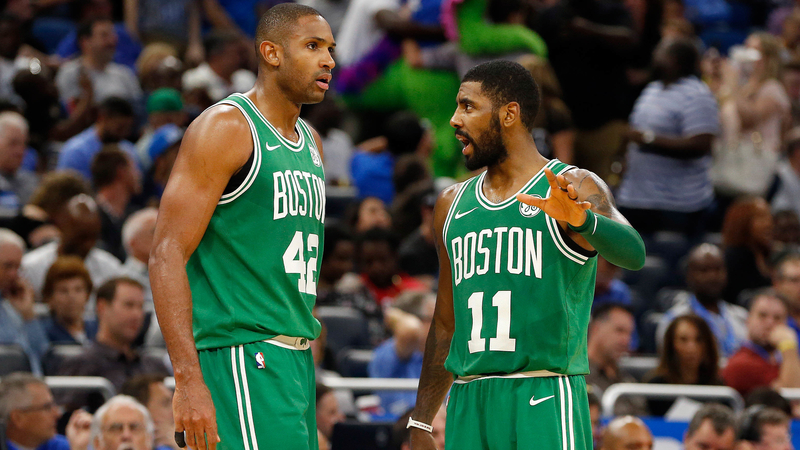 Al Horford and Kyrie Irving
