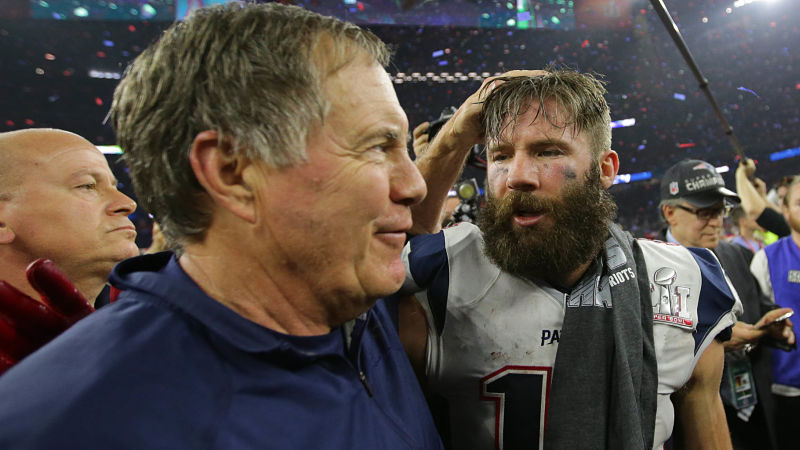 Bill Belichick, Julian Edelman