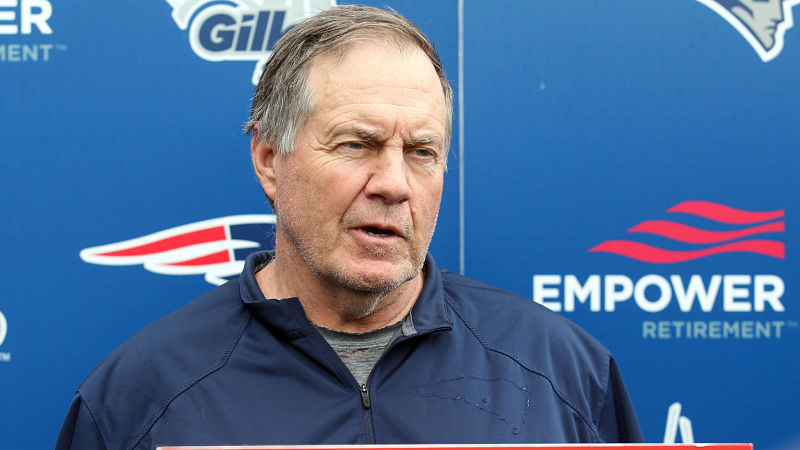 New England Patriots head coach Bill Belichick