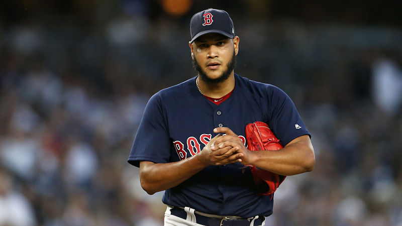 Boston Red Sox pitcher Eduardo Rodriguez