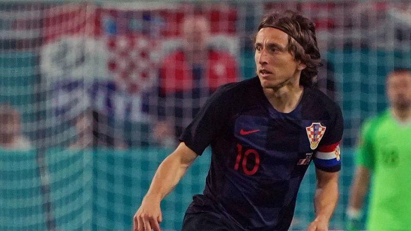 Croatia midfielder Luka Modric