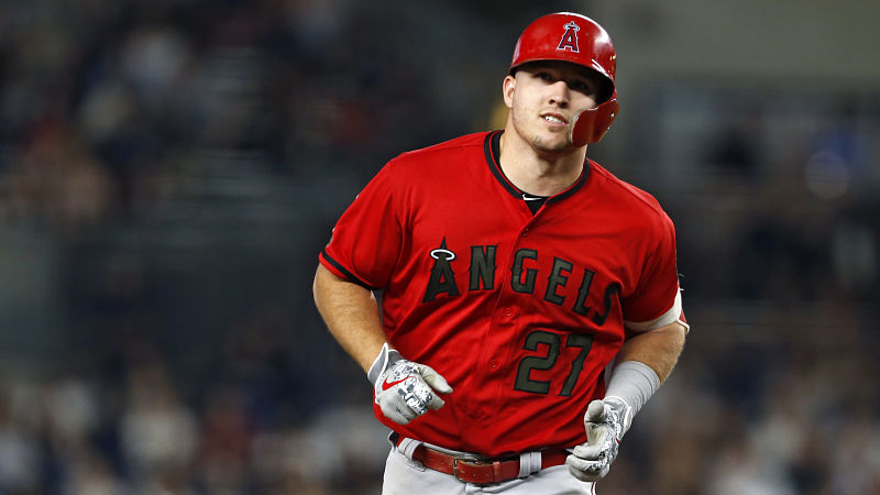 Los Angeles Angels outfielder Mike Trout