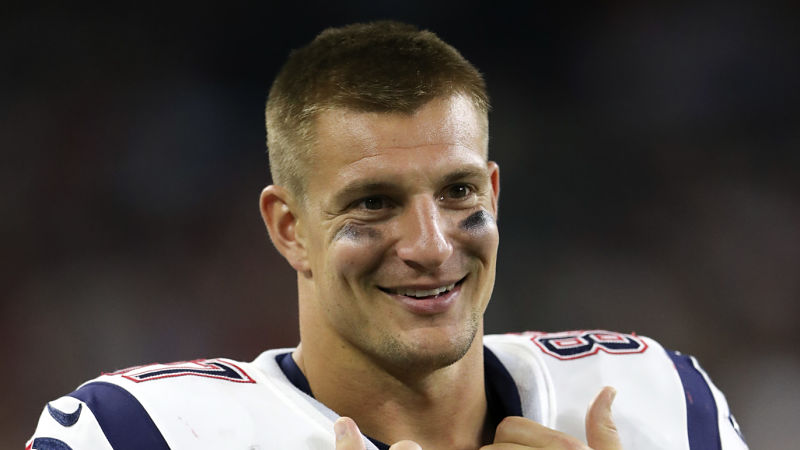 New England Patriots tight end Rob Gronkowski