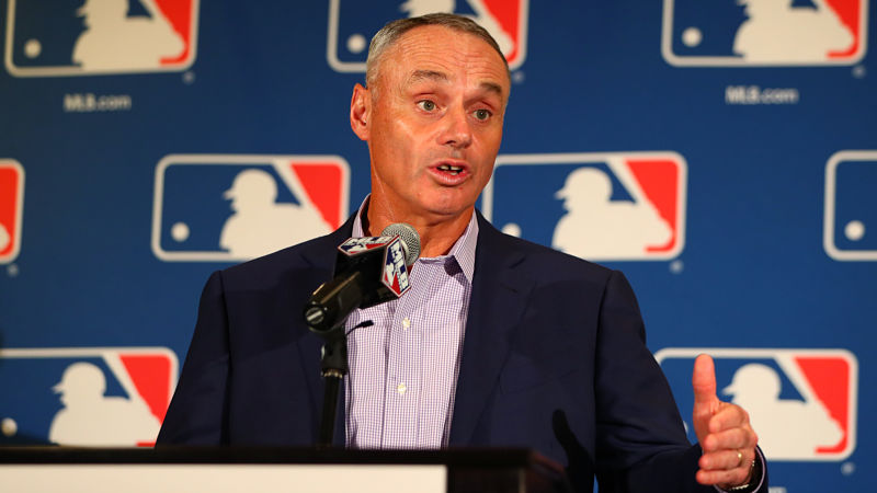 Major League Baseball commissioner Rob Manfred
