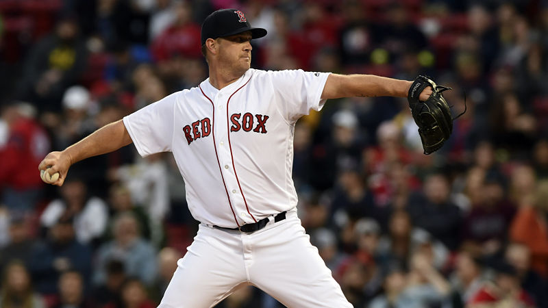 Boston Red Sox pitcher Steven Wright