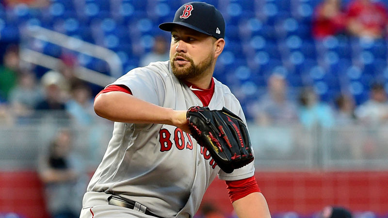 Boston Red Sox pitcher Brian Johnson