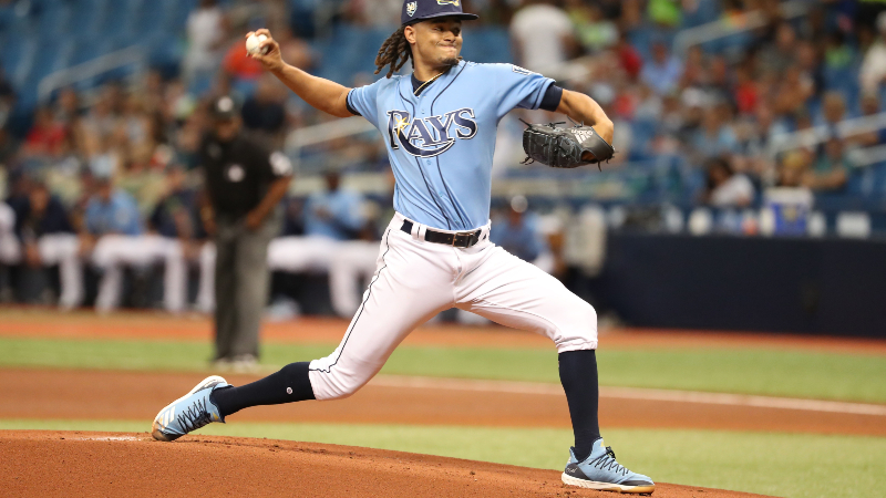 Tampa Bay Rays starting pitcher Chris Archer