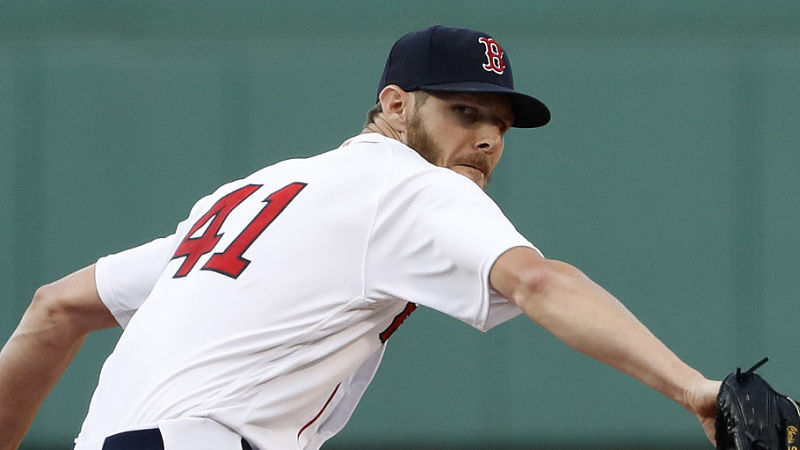 Boston Red Sox pitcher Chris Sale