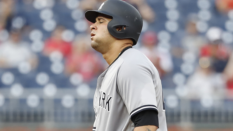 Yankees catcher Gary Sanchez