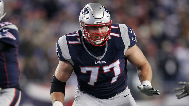 New York Giants offensive lineman Nate Solder