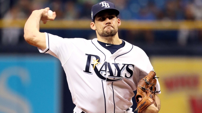 Rays pitcher Nathan Eovaldi