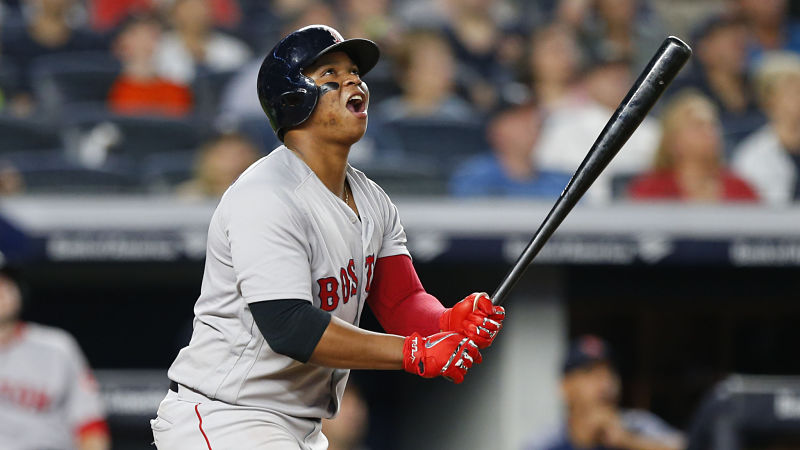 Boston Red Sox third baseman Rafael Devers