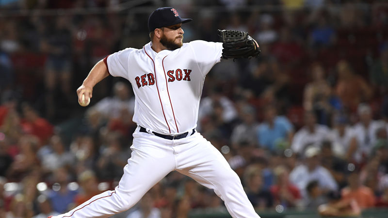 Boston Red Sox pitcher Ryan Brasier