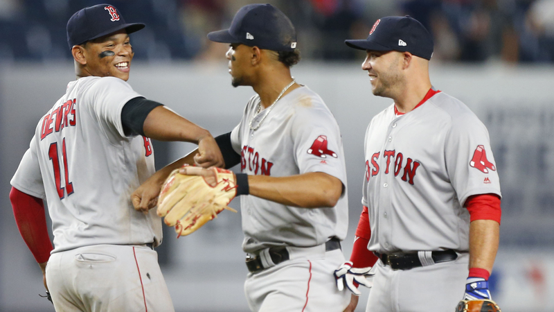 Xander Bogaerts, Rafael Devers, Steve Pearce