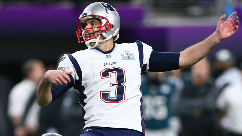 Former New England Patriots kicker Stephen Gostkowski