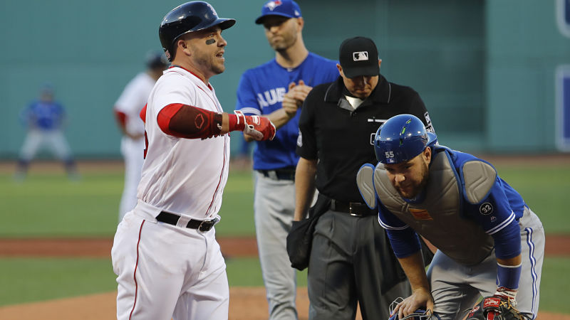Boston Red Sox first baseman Steve Pearce