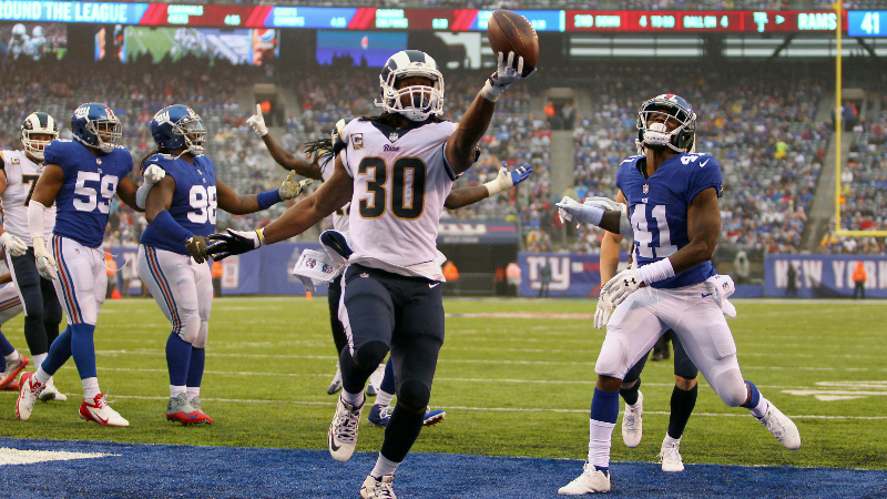 Los Angeles Rams running back Todd Gurley