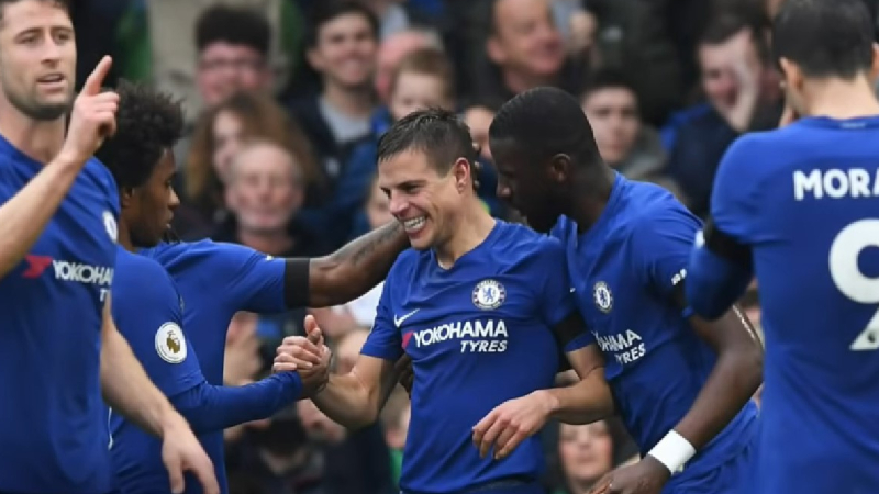 Chelsea defender Cesar Azpilicueta