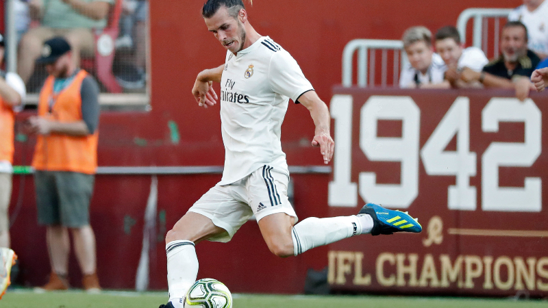 Real Madrid forward Gareth Bale