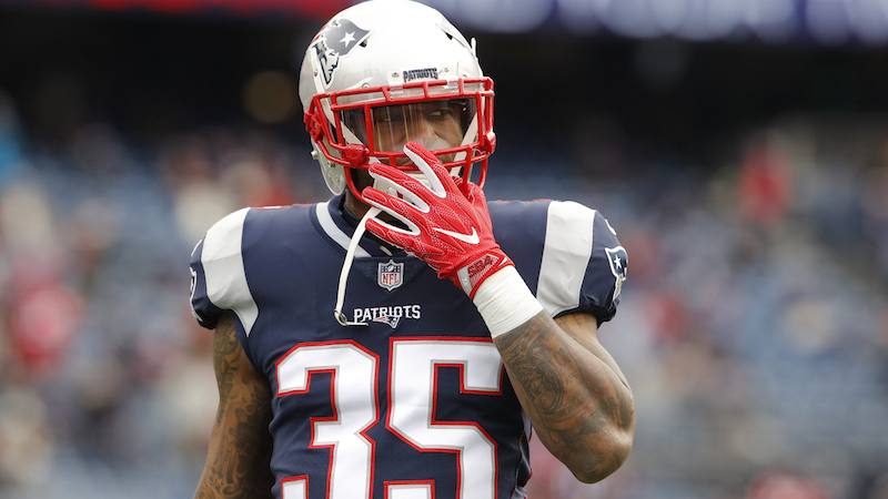 Patriots running back Mike Gillislee