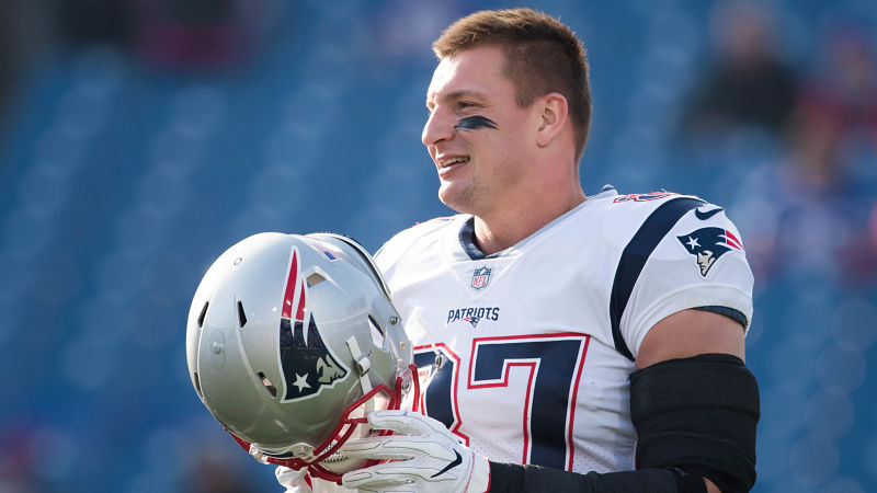 Former New England Patriots tight end Rob Gronkowski